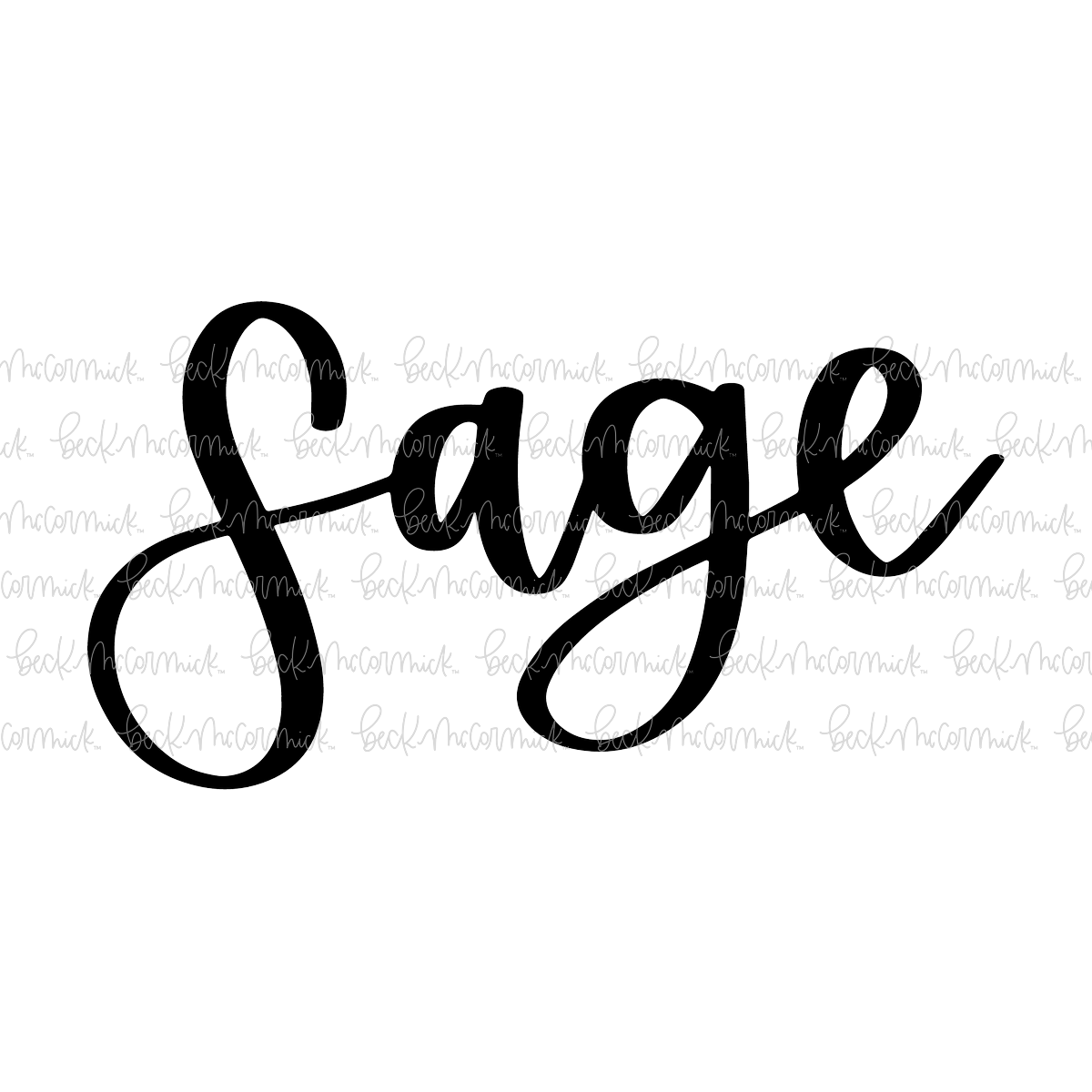 Sage - Spice SVGs, Kitchen SVGs, Label SVGs