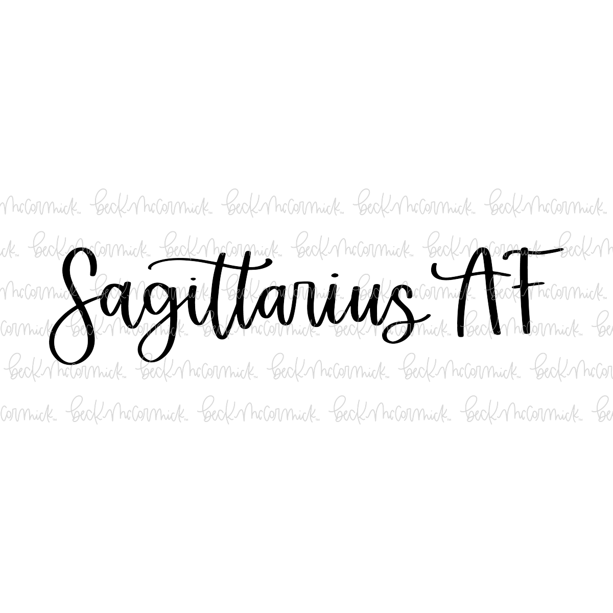 Sagittarius Af - Zodiac SVG File