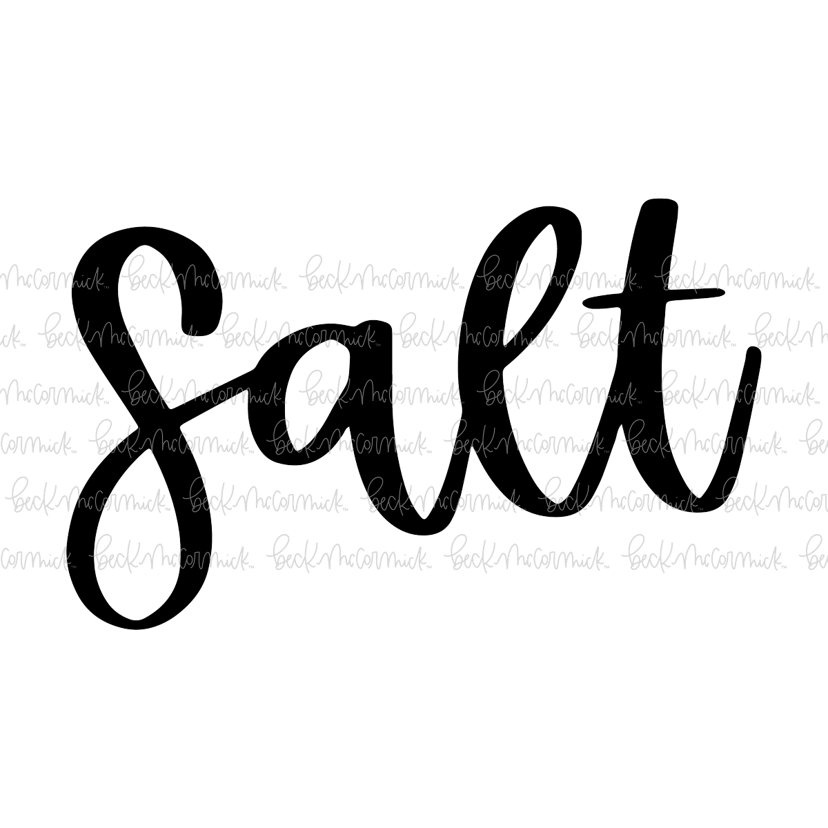 Salt - Spice SVGs, Kitchen SVGs, Label SVGs