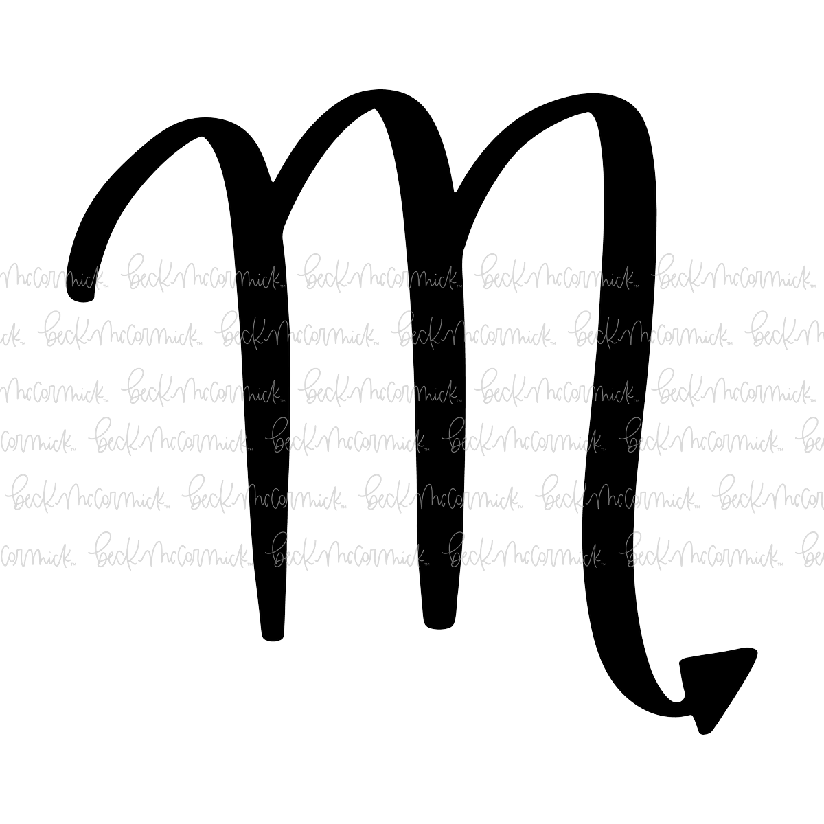 Scorpio Symbol - Zodiac SVG File