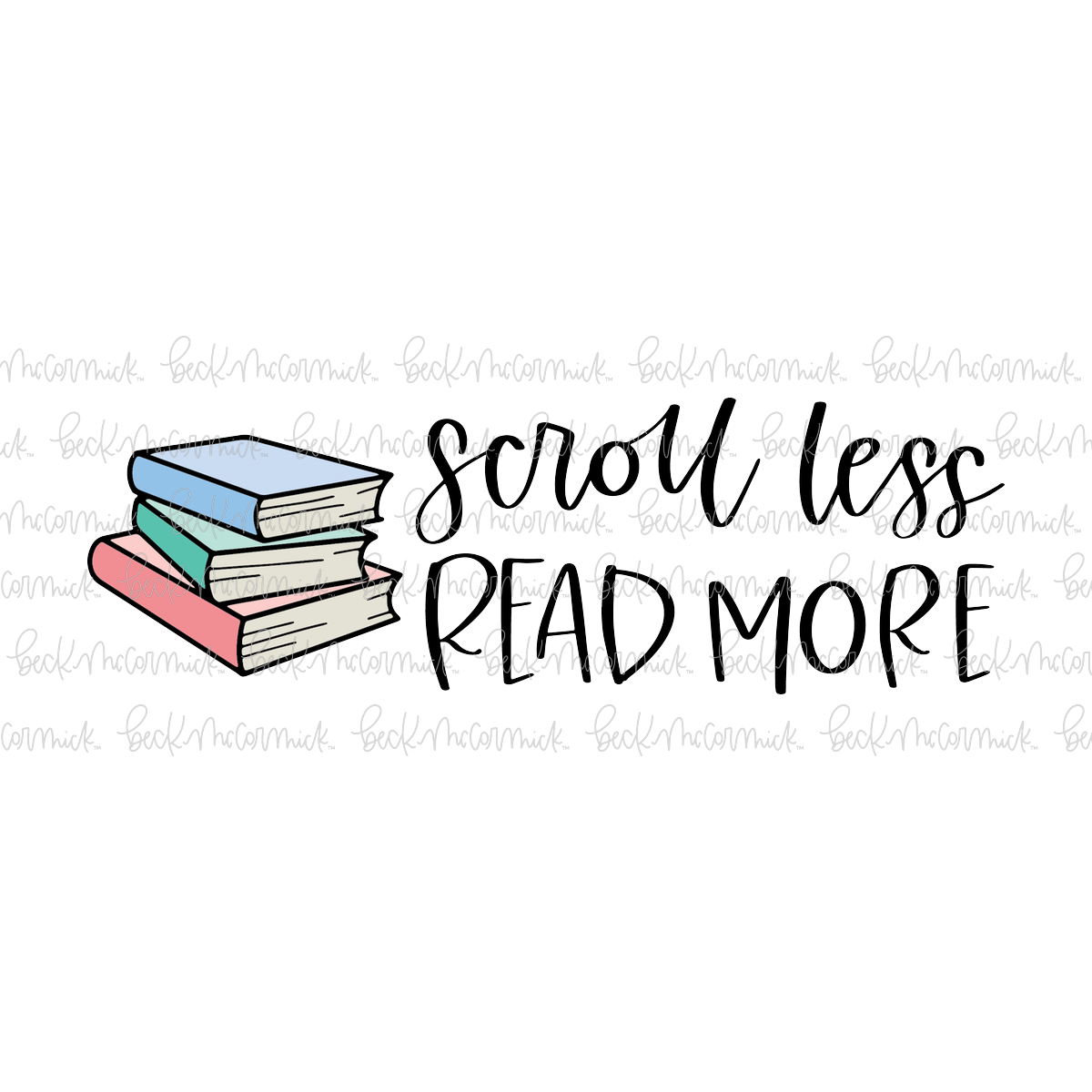 Scroll Less Read More - Reading SVG Files, Book SVG File