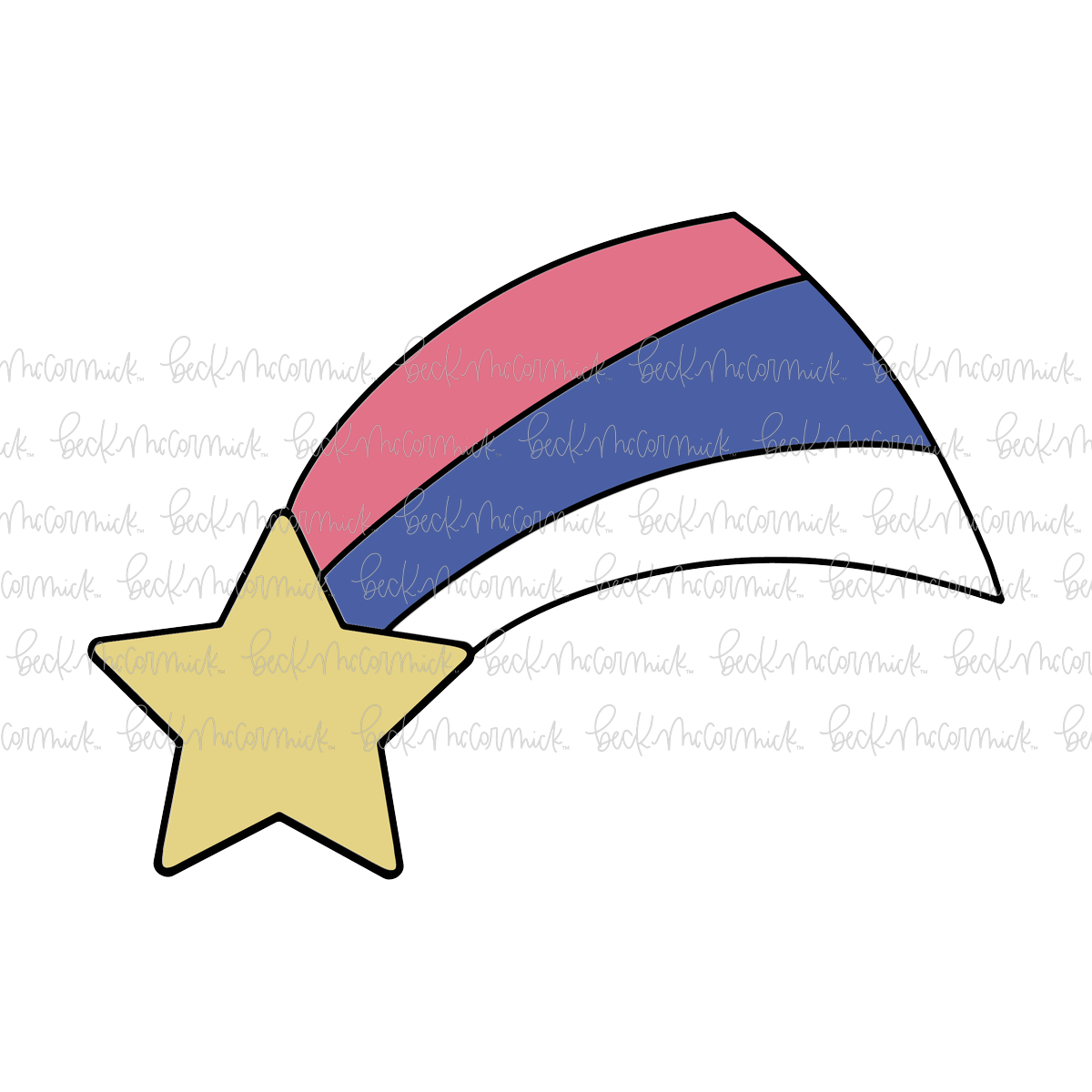 Shooting Star 4th Of July - Fourth of July SVG File