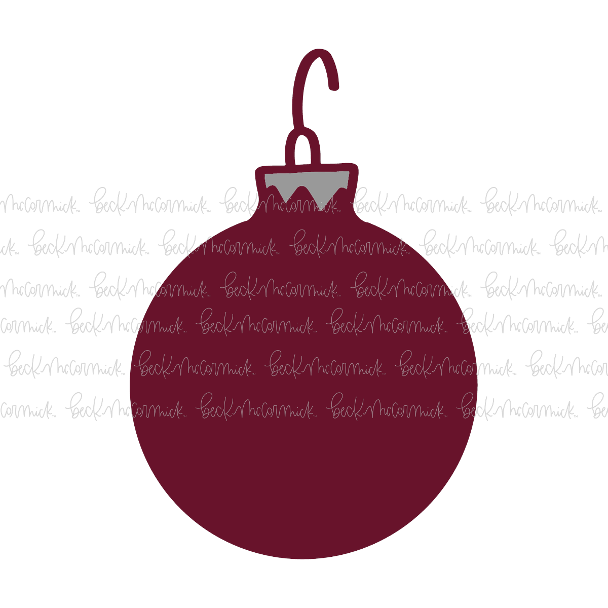 Simple Christmas Ornament 2 - Christmas SVG File