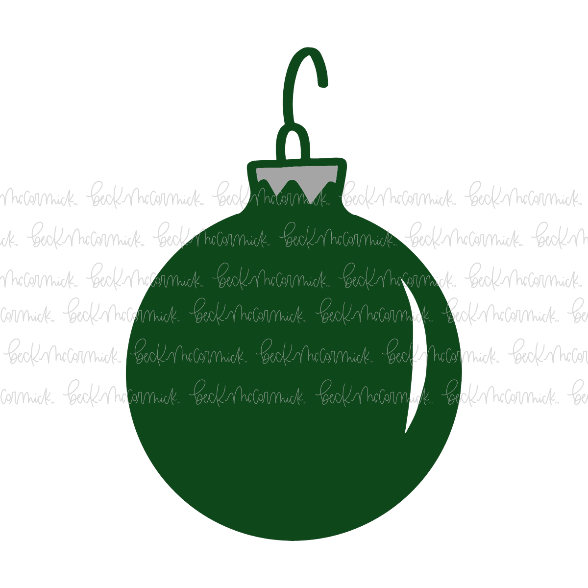 Simple Christmas Ornament - Christmas SVG File