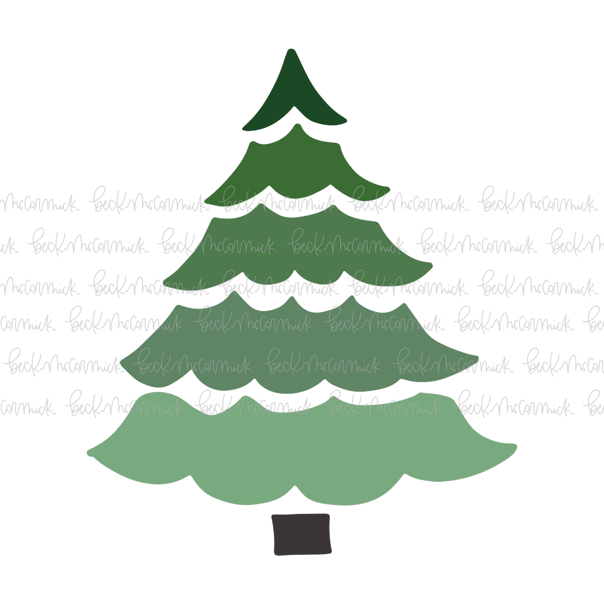Simple Christmas Tree - Christmas SVG File