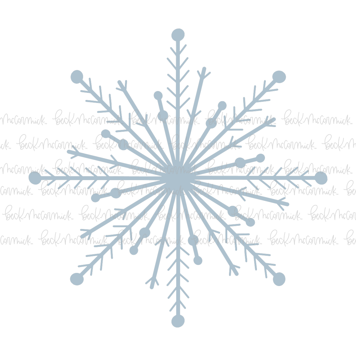 Snowflake Design 3 - Christmas SVG File