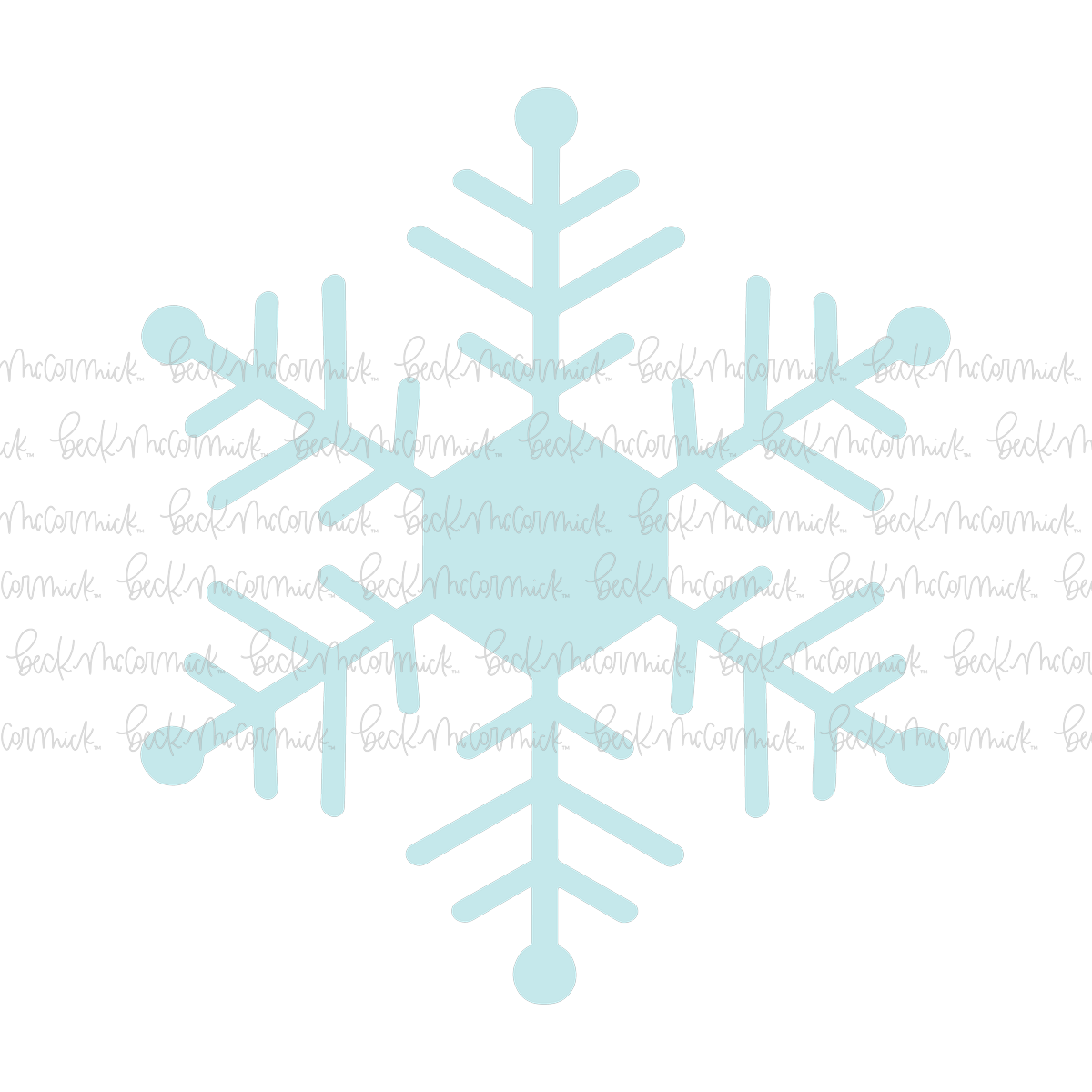 Snowflake - Christmas SVG File