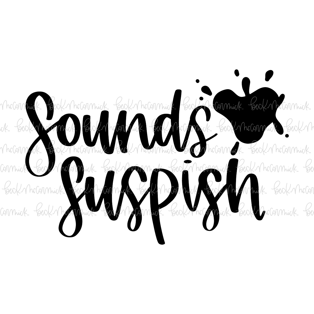 Sounds Suspish 2 - True Crime SVG File