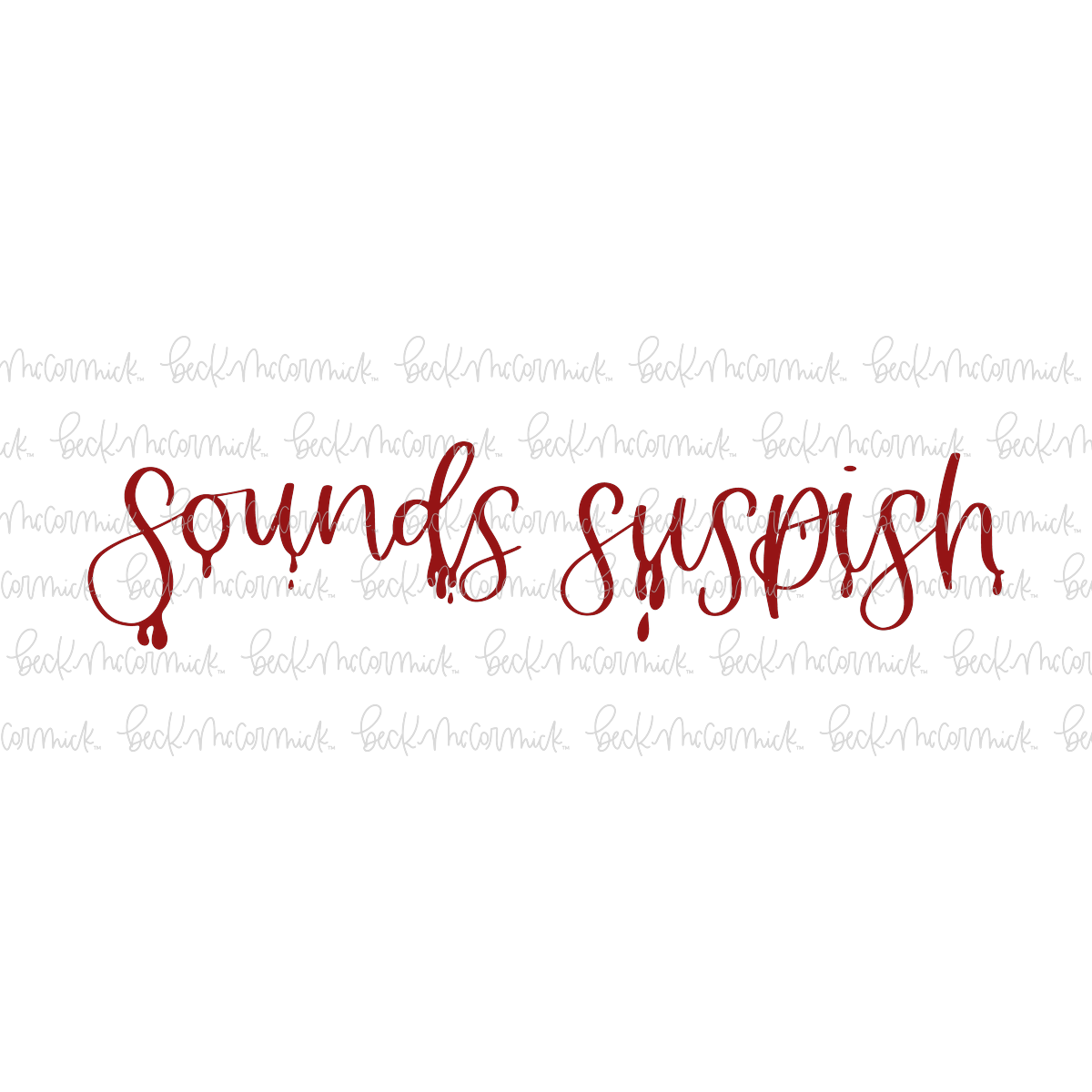Sounds Suspish - True Crime SVG File