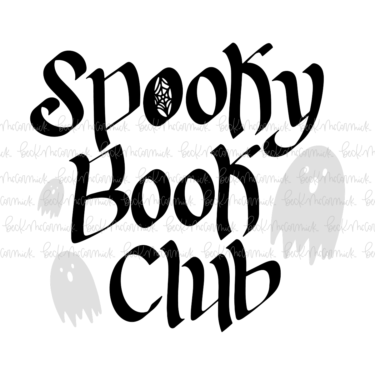 Spooky Book Club - Halloween SVG File