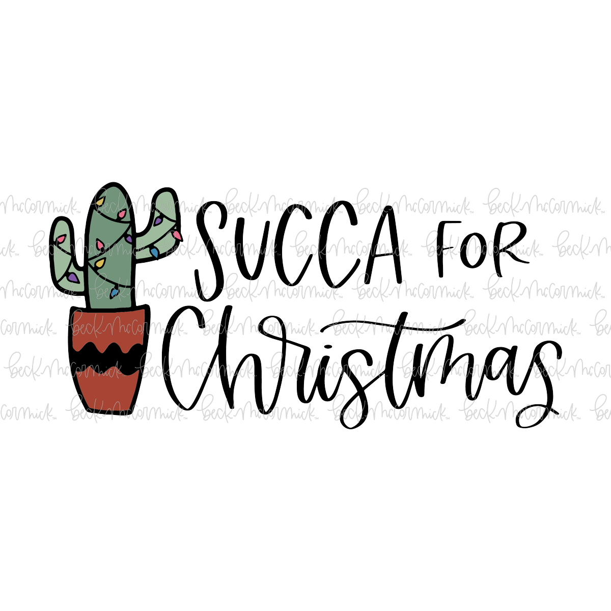 Succa For Christmas - Christmas SVG File