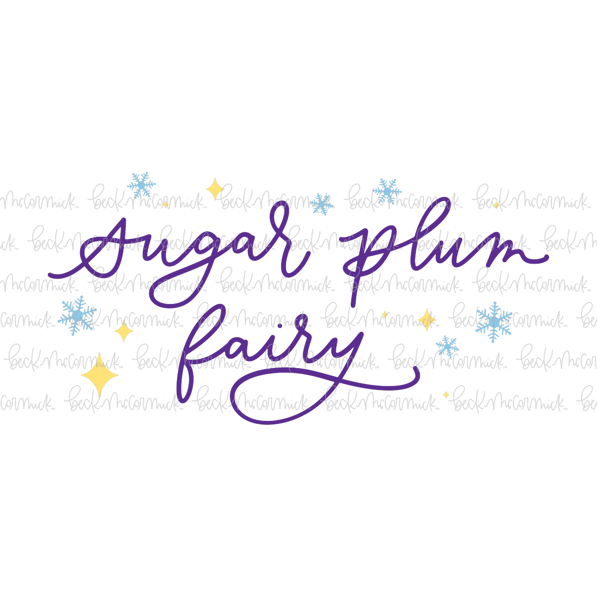 Sugar Plum Fairy - Christmas SVG File