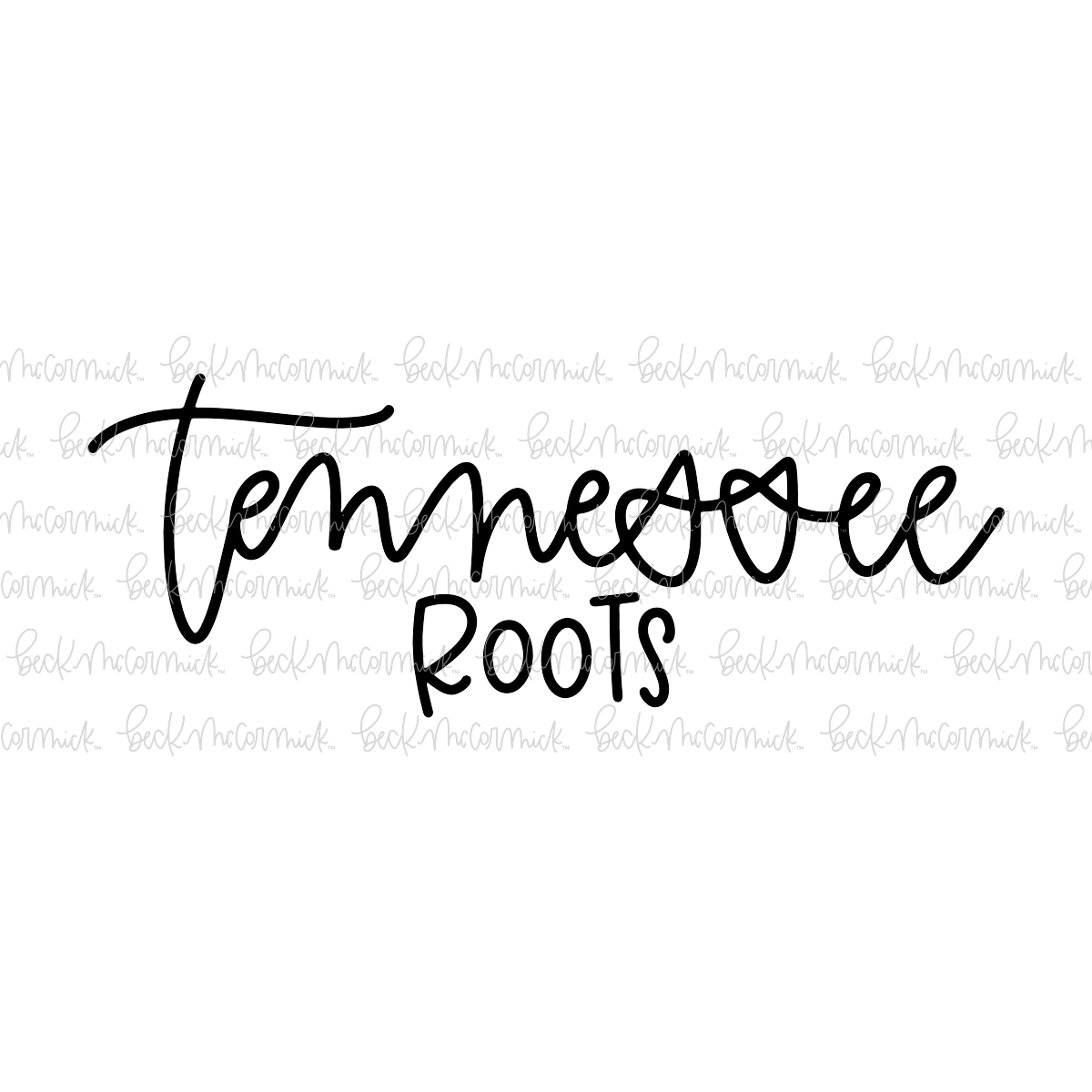 Tennessee Roots - US State SVG