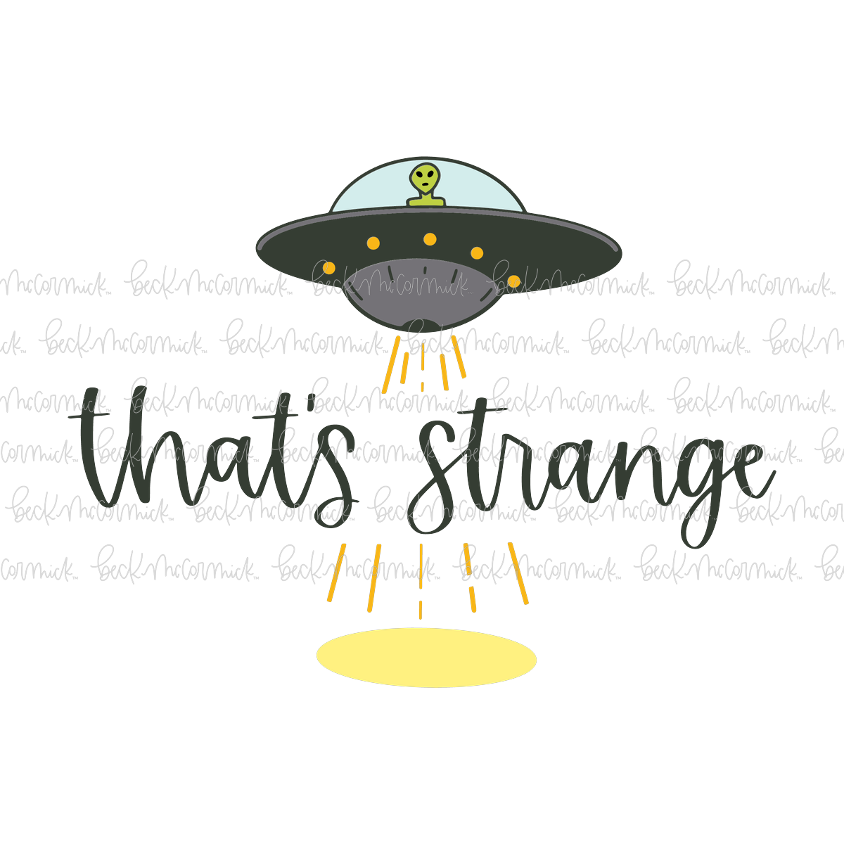 That's Strange - Halloween SVG File