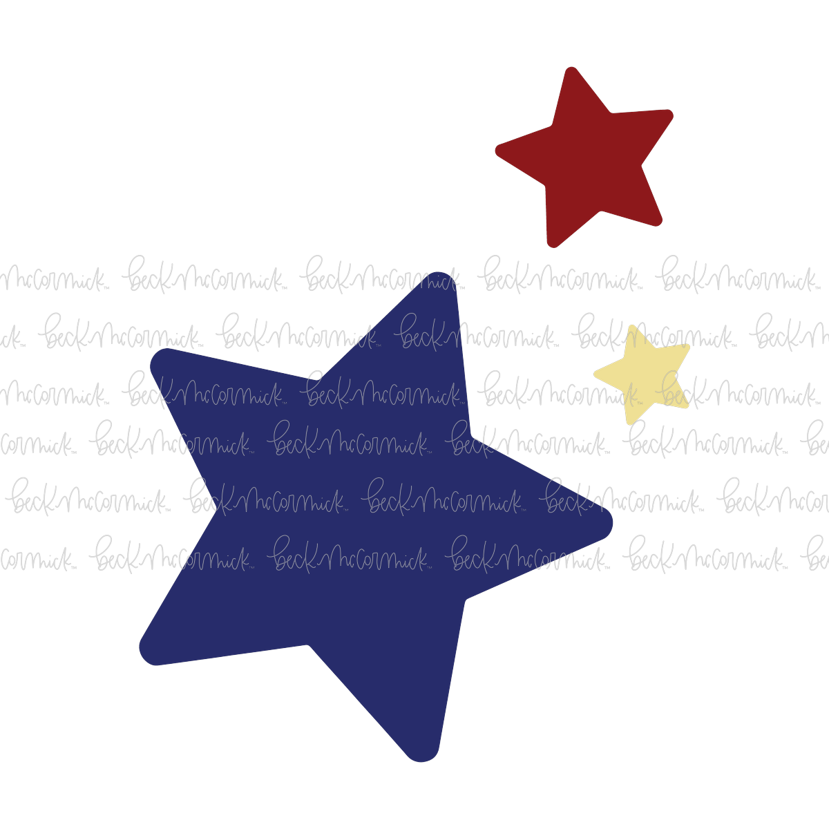 Three Stars 2 - Doodle SVG, Graphics