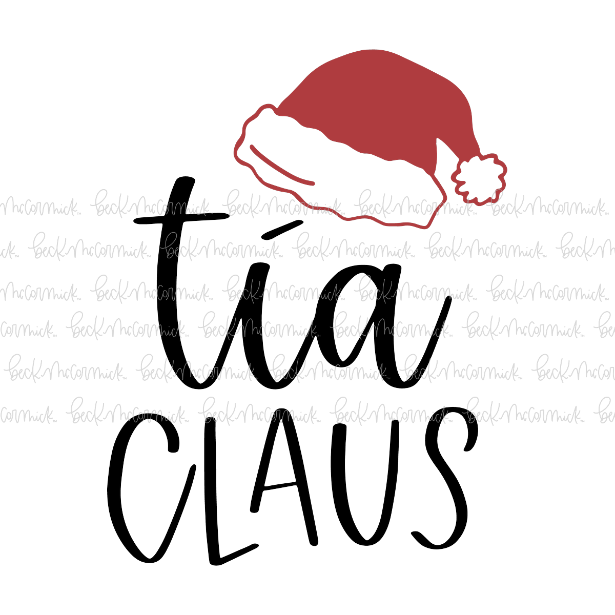Tia Claus - Christmas SVG File