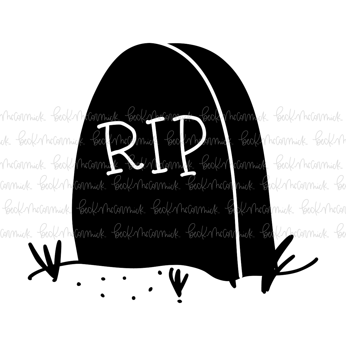 Tombstone 2 - Halloween SVG File