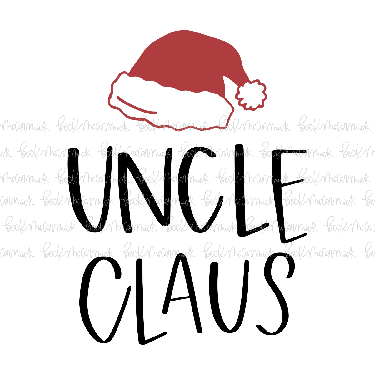 Uncle Claus - Christmas SVG File
