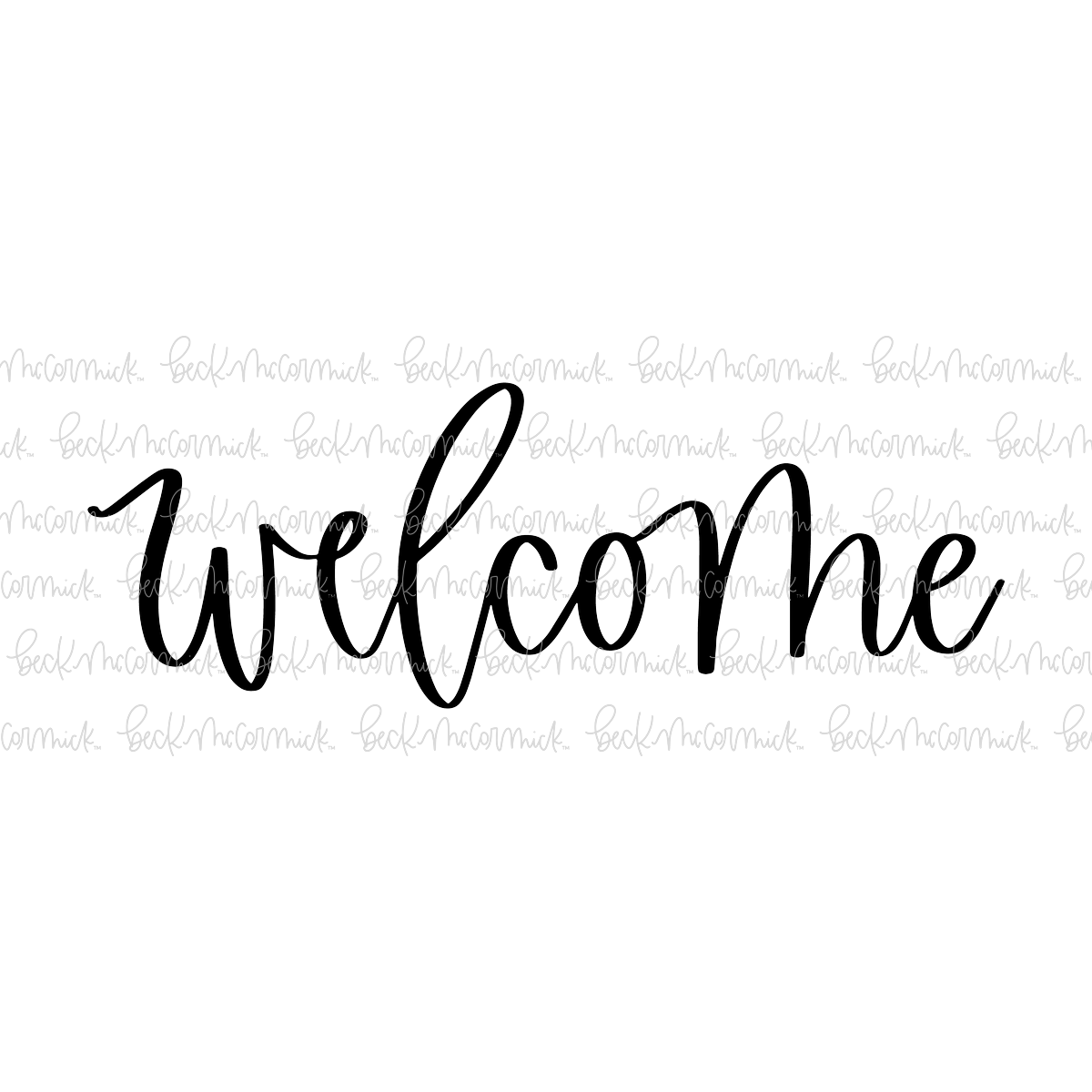 Welcome 2 - Family SVG File, Home SVG File