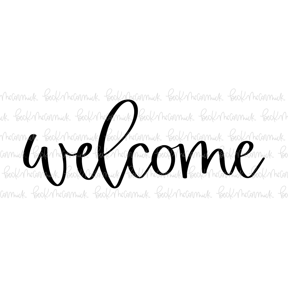 Welcome 4 - Family SVG File, Home SVG File
