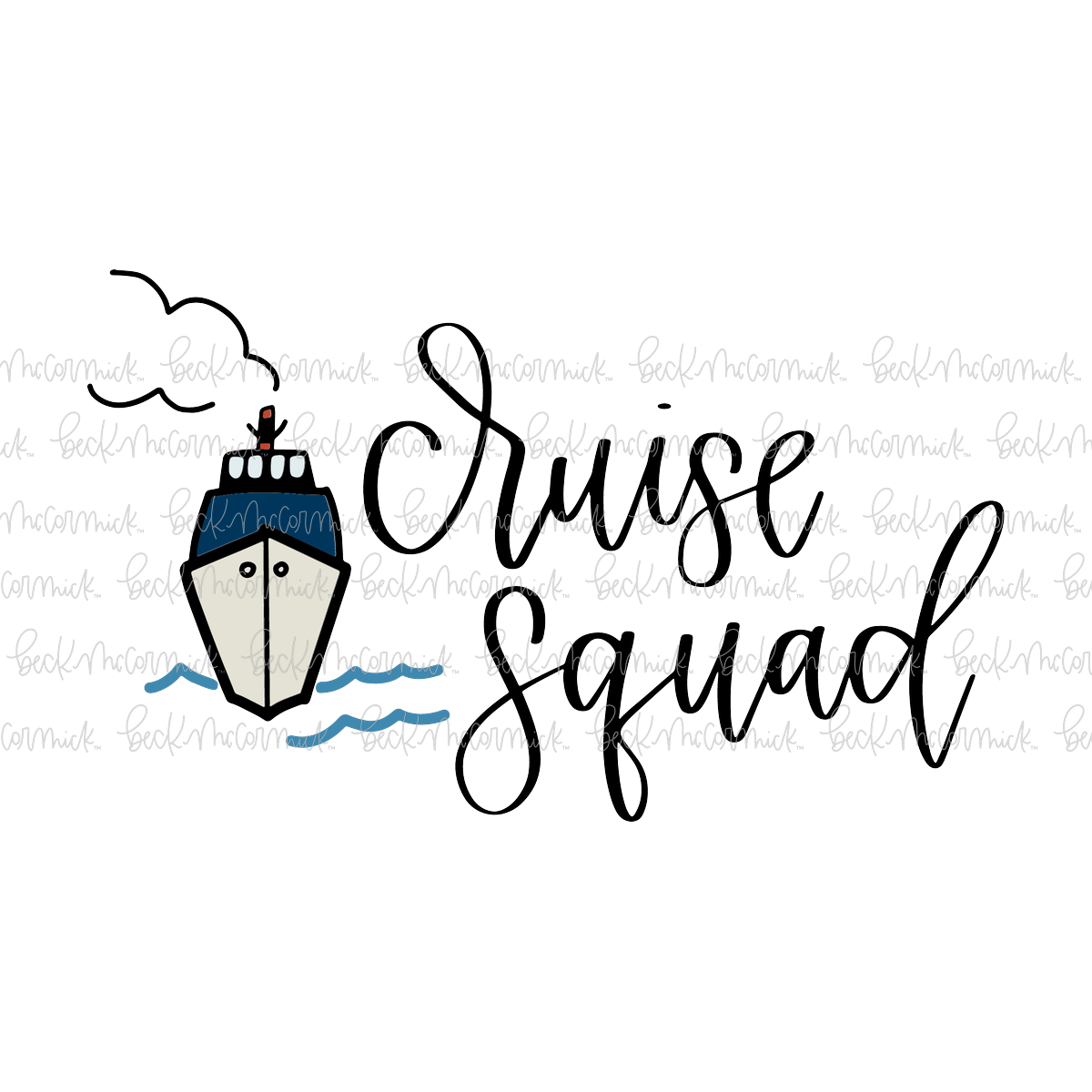 Cruise Squad - Travel and Adventure SVG File