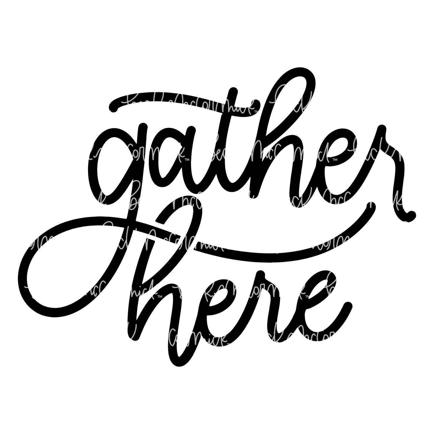 Gather Here SVG - Fall SVG and Thanksgiving SVG