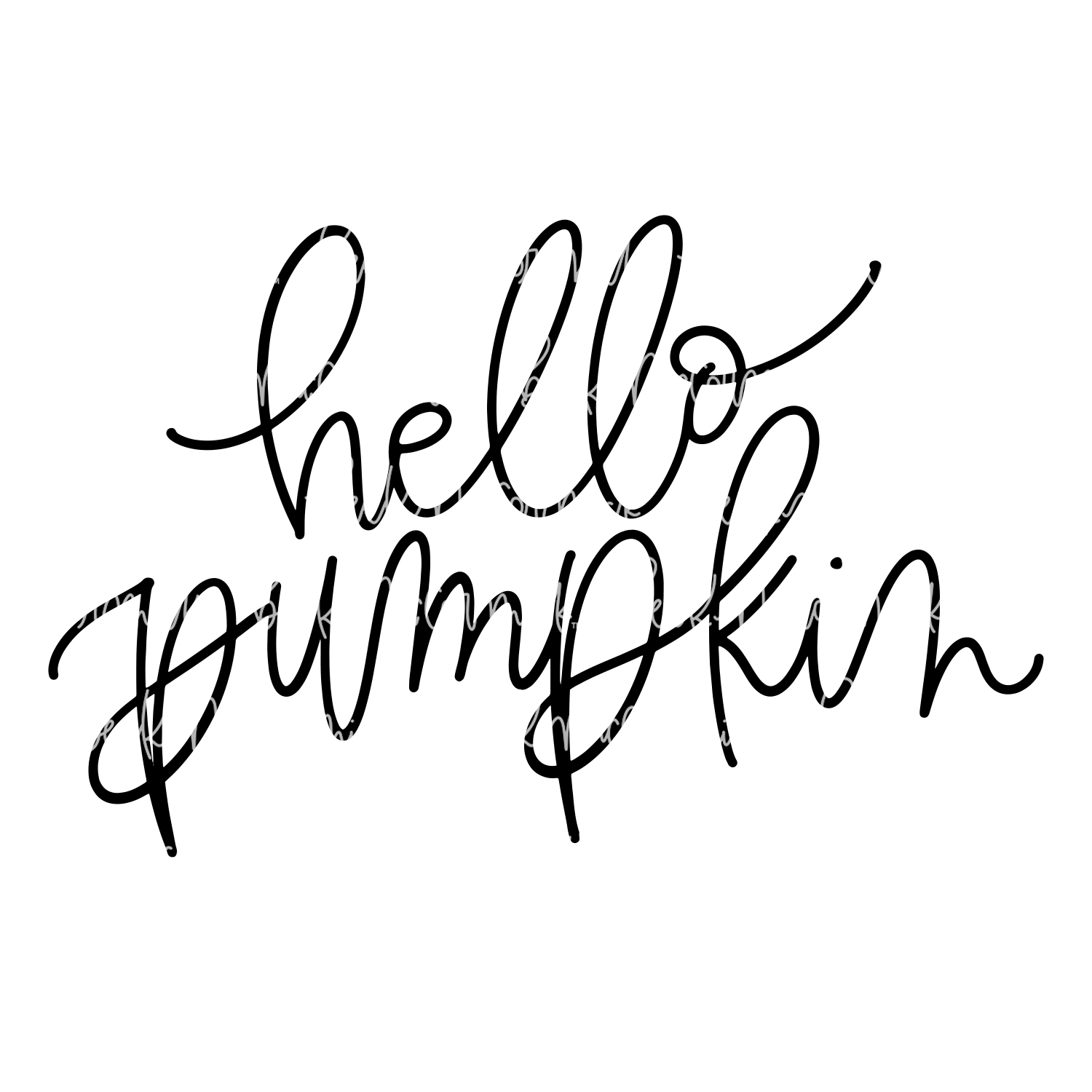 Hello Pumpkin SVG - Fall SVG and Thanksgiving SVG